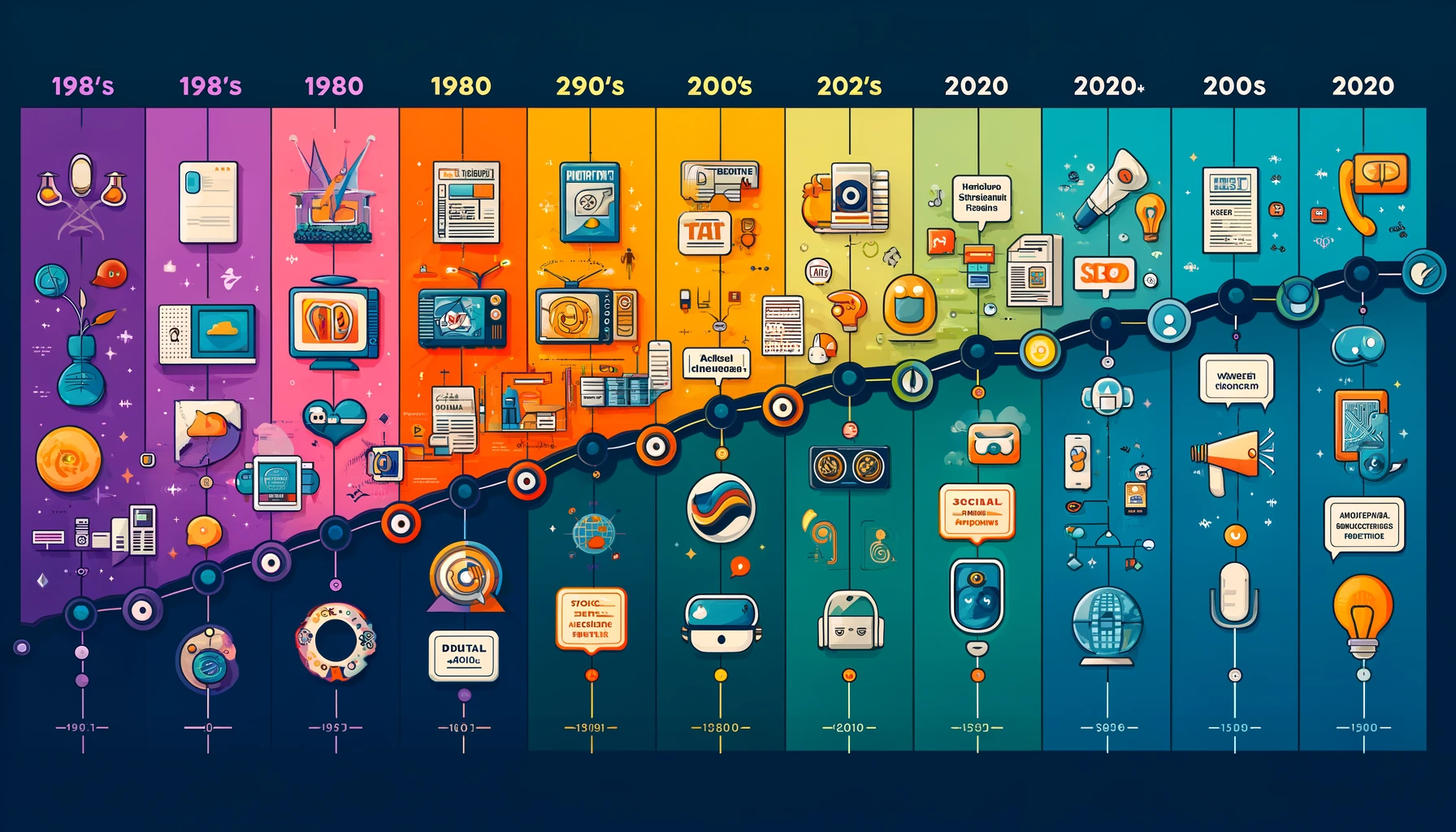 Timeline-showing-the-evolution-of-marketing-from-traditional-to-digital-to-innovative-technologies.