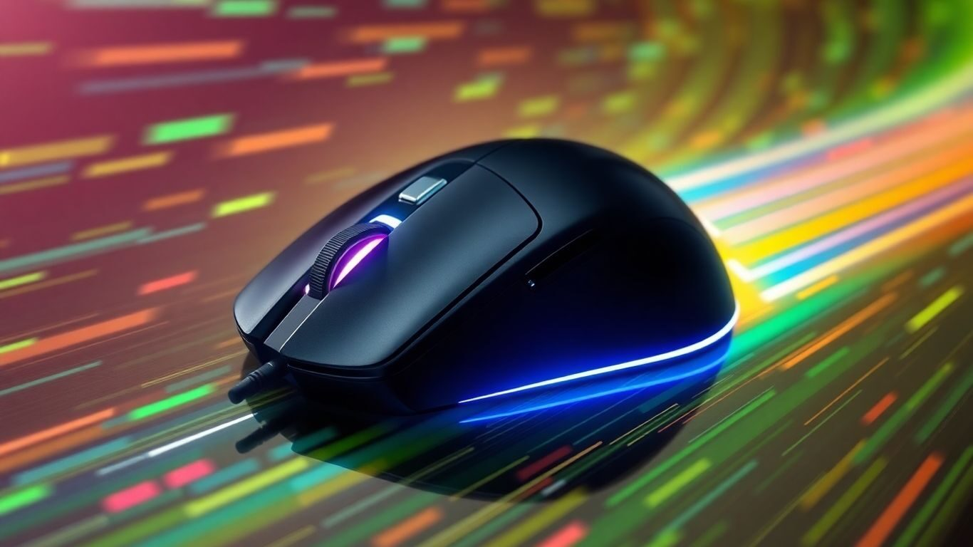 Fast computer mouse with speed trail